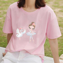 Load image into Gallery viewer, tee shirt femme Vogue Dance Girls Harajuku T Shirt Women Tshirts Short Sleeve Streetwear Womens T-shirts Femme Female Teeshirt